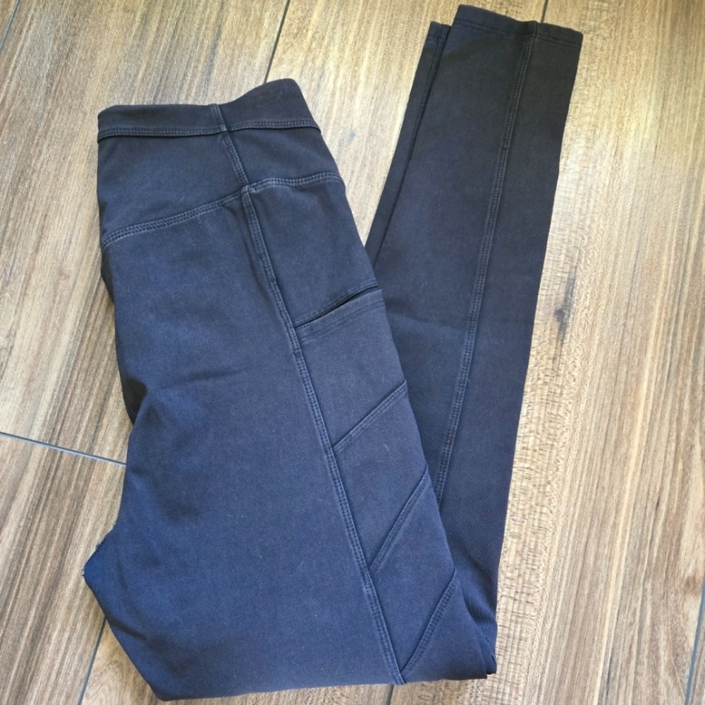Free People FP Movement Women Black High Rise Pocket Leggings Size S